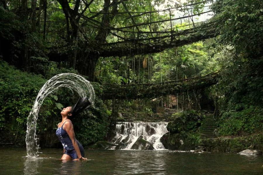 Trekking to Living Root Bridges