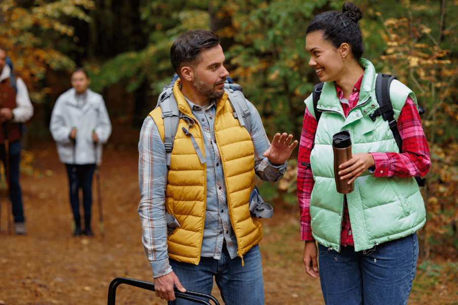The best conversations happen on treks
